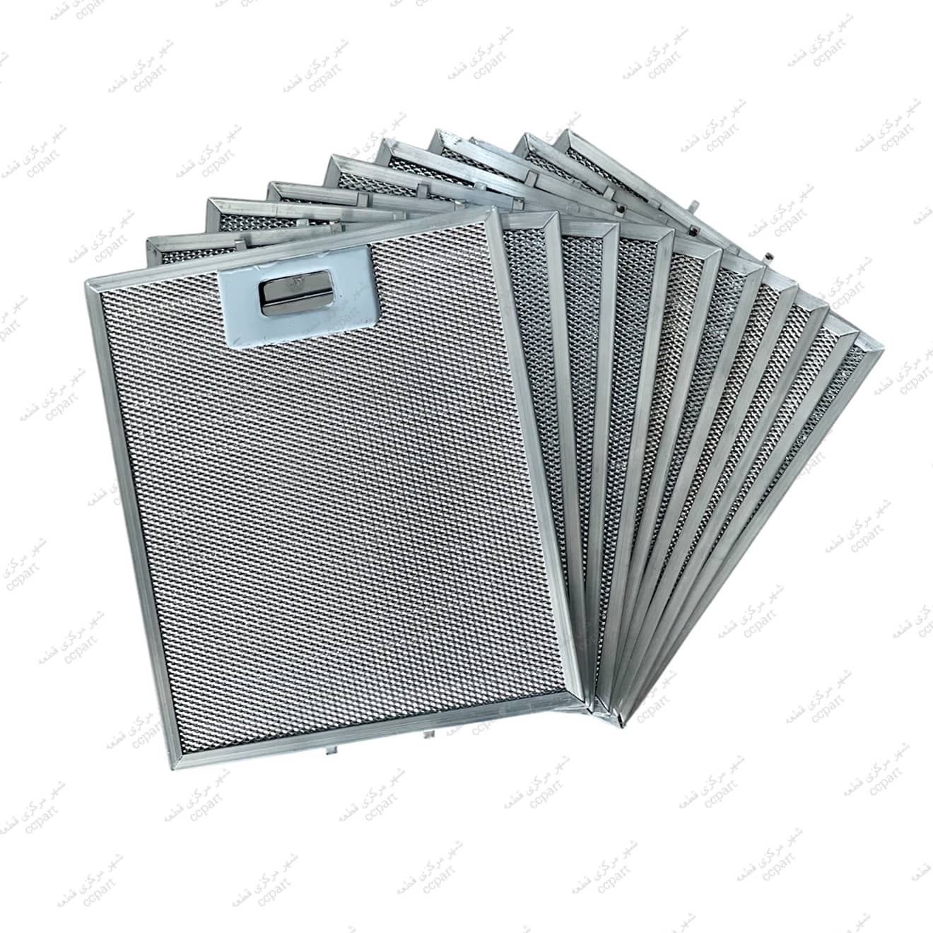 فیلتر آلومینیومی هود بیمکث سایز 26×22 پک ده تایی